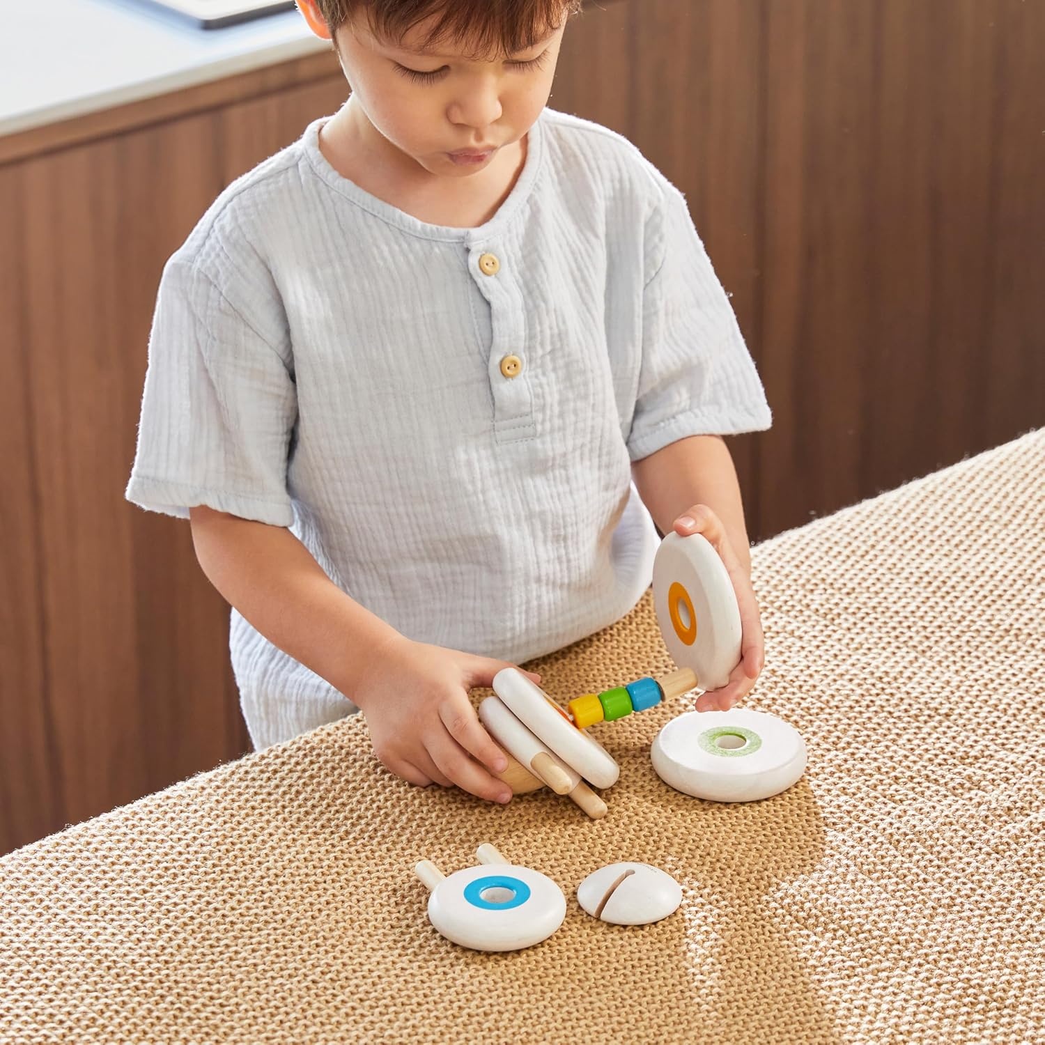 image:imagePlanToys Wooden Stacking Rocket Toy for Toddlers  Montessori Educational STEM Learning Toy  Colorful Wooden Rocket Ship Stacker for Fine Motor Skills Problem Solving Preschool GiftLacing Sheep