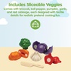 image:imagePlanToys 5 Wooden Colorful Vegetable Veggie Food Playset 3431  Sustainably Made from Rubberwood and NonToxic Paints and Dyes5 Colors Veggie Set