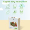 image:imagePlanToys 5 Wooden Colorful Vegetable Veggie Food Playset 3431  Sustainably Made from Rubberwood and NonToxic Paints and DyesAssorted Fruit Set