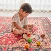 image:imagePlanToys 5 Wooden Colorful Vegetable Veggie Food Playset 3431  Sustainably Made from Rubberwood and NonToxic Paints and DyesAssorted Fruit Set
