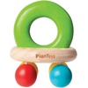image:imagePlanToys 5213 Wooden Bell Rattle and Teether Baby Toy Sustainably Made from Rubberwood and NonToxic Paints and Dyes