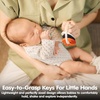image:imagePlanToys Baby Key Rattle Wooden Infant Sensory Toy for Grasping Coordination amp Auditory Development  Montessori EcoFriendly Learning Toy for Early Exploration amp Fine Motor SkillsBaby Key RattleHigh Contrast