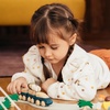 image:imagePlanToys Celebration Wooden Train Set with Photo Slot amp Chalkboard  Customizable Keepsake 3 Pcs Pull Toy Made with Sustainable Rubberwood for KidsHybrid Train