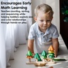 image:imagePlanToys Cone Sorting Wooden Toy Set for Kids Ages 3  Montessori Colour amp Size Recognition Activity for Fine Motor Skills Logic amp Focus  EcoFriendly Educational ToyNatur