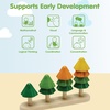 image:imagePlanToys Cone Sorting Wooden Toy Set for Kids Ages 3  Montessori Colour amp Size Recognition Activity for Fine Motor Skills Logic amp Focus  EcoFriendly Educational ToyNatur
