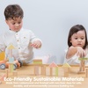 image:imagePlanToys Creative Blocks Wooden Montessori Building and Imagination Toy in Orchard Shade  Fine Motor Spatial Reasoning and Early STEM Learning Activity  Eco Friendly Open Ended Play SetBlock Building