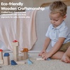 image:imagePlanToys Creative Blocks Wooden Montessori Building and Imagination Toy in Orchard Shade  Fine Motor Spatial Reasoning and Early STEM Learning Activity  Eco Friendly Open Ended Play SetCreative Blocks Orchard