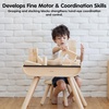 image:imagePlanToys Creative Blocks Wooden Montessori Building and Imagination Toy in Orchard Shade  Fine Motor Spatial Reasoning and Early STEM Learning Activity  Eco Friendly Open Ended Play Set50 Piece Unit Block