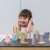 image:imagePlanToys Creative Blocks Wooden Montessori Building and Imagination Toy in Orchard Shade  Fine Motor Spatial Reasoning and Early STEM Learning Activity  Eco Friendly Open Ended Play SetBlock Building