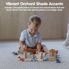 image:imagePlanToys Creative Blocks Wooden Montessori Building and Imagination Toy in Orchard Shade  Fine Motor Spatial Reasoning and Early STEM Learning Activity  Eco Friendly Open Ended Play SetCreative Blocks Orchard