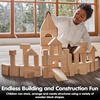 image:imagePlanToys Creative Blocks Wooden Montessori Building and Imagination Toy in Orchard Shade  Fine Motor Spatial Reasoning and Early STEM Learning Activity  Eco Friendly Open Ended Play Set50 Piece Unit Block