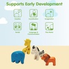 image:imagePlanToys Lion Wooden Montessori Imaginative and Creative Play Toy  Language Development Social Interaction and Early Coordination Activity  Eco Friendly Animal Figurine for Meaningful PlayWild Animals Set