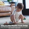 image:imagePlanToys Nesting Puzzle Wooden Toy Set for Kids Ages 3  Montessori Stacking amp Shape Recognition Activity for Spatial Awareness Creativity amp Coordination  EcoFriendly Educational ToyShape Matching Puzzle
