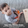 image:imagePlanToys Nesting Puzzle Wooden Toy Set for Kids Ages 3  Montessori Stacking amp Shape Recognition Activity for Spatial Awareness Creativity amp Coordination  EcoFriendly Educational ToyTriangle Matching Puzzle