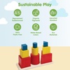 image:imagePlanToys Nesting Puzzle Wooden Toy Set for Kids Ages 3  Montessori Stacking amp Shape Recognition Activity for Spatial Awareness Creativity amp Coordination  EcoFriendly Educational ToyNesting Puzzle