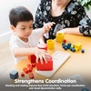 image:imagePlanToys Nesting Puzzle Wooden Toy Set for Kids Ages 3  Montessori Stacking amp Shape Recognition Activity for Spatial Awareness Creativity amp Coordination  EcoFriendly Educational ToyNesting Puzzle