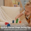 image:imagePlanToys Nesting Puzzle Wooden Toy Set for Kids Ages 3  Montessori Stacking amp Shape Recognition Activity for Spatial Awareness Creativity amp Coordination  EcoFriendly Educational ToySorting Boat