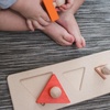 image:imagePlanToys Nesting Puzzle Wooden Toy Set for Kids Ages 3  Montessori Stacking amp Shape Recognition Activity for Spatial Awareness Creativity amp Coordination  EcoFriendly Educational ToyTriangle Matching Puzzle