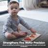 image:imagePlanToys Nesting Puzzle Wooden Toy Set for Kids Ages 3  Montessori Stacking amp Shape Recognition Activity for Spatial Awareness Creativity amp Coordination  EcoFriendly Educational ToyTriangle Matching Puzzle