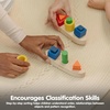 image:imagePlanToys Nesting Puzzle Wooden Toy Set for Kids Ages 3  Montessori Stacking amp Shape Recognition Activity for Spatial Awareness Creativity amp Coordination  EcoFriendly Educational ToySorting Boat
