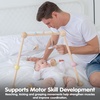 image:imagePlanToys Play Gym Wooden Baby Activity Toy in Pastel Colours  Montessori Sensory Play for Motor Skills Coordination amp Focus  EcoFriendly Developmental GymPlay Gym  Pastel