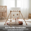 image:imagePlanToys Play Gym Wooden Baby Activity Toy in Pastel Colours  Montessori Sensory Play for Motor Skills Coordination amp Focus  EcoFriendly Developmental GymPlay Gym  Natural