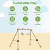 image:imagePlanToys Play Gym Wooden Baby Activity Toy in Pastel Colours  Montessori Sensory Play for Motor Skills Coordination amp Focus  EcoFriendly Developmental GymPlay Gym  Orchard