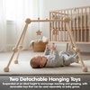 image:imagePlanToys Play Gym Wooden Baby Activity Toy in Pastel Colours  Montessori Sensory Play for Motor Skills Coordination amp Focus  EcoFriendly Developmental GymPlay Gym  Natural