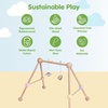 image:imagePlanToys Play Gym Wooden Baby Activity Toy in Pastel Colours  Montessori Sensory Play for Motor Skills Coordination amp Focus  EcoFriendly Developmental GymPlay Gym  Pastel