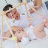 image:imagePlanToys Play Gym Wooden Baby Activity Toy in Pastel Colours  Montessori Sensory Play for Motor Skills Coordination amp Focus  EcoFriendly Developmental GymPlay Gym  Pastel