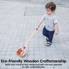 image:imagePlanToys Puppy Wooden Push amp Pull Toy  Montessori Inspired Walking Toy for Balance Coordination amp Active Play  Eco Friendly Toddler Movement ActivityRoller