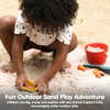 image:imagePlanToys Sand Play Set Wooden Montessori Outdoor Sensory and Fine Motor Toy  Creative Tactile and Imaginative Beach Learning Activity  Eco Friendly Sand Tools for Open Ended PlayWood