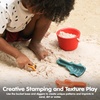image:imagePlanToys Sand Play Set Wooden Montessori Outdoor Sensory and Fine Motor Toy  Creative Tactile and Imaginative Beach Learning Activity  Eco Friendly Sand Tools for Open Ended PlayWood