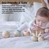 image:imagePlanToys Sensory Activity Blocks for Toddlers  9Piece Set with Visual Auditory amp Tactile Stimuli  Montessori Toy with Storage Bag  Wooden Learning Toy for Babies amp Kids Ages 12 MonthsPastel