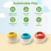 image:imagePlanToys Sensory Activity Blocks for Toddlers  9Piece Set with Visual Auditory amp Tactile Stimuli  Montessori Toy with Storage Bag  Wooden Learning Toy for Babies amp Kids Ages 12 MonthsSensory Tumbling