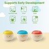 image:imagePlanToys Sensory Activity Blocks for Toddlers  9Piece Set with Visual Auditory amp Tactile Stimuli  Montessori Toy with Storage Bag  Wooden Learning Toy for Babies amp Kids Ages 12 MonthsSensory Tumbling