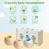 image:imagePlanToys Sensory Activity Blocks for Toddlers  9Piece Set with Visual Auditory amp Tactile Stimuli  Montessori Toy with Storage Bag  Wooden Learning Toy for Babies amp Kids Ages 12 MonthsPastel