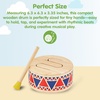 image:imagePlanToys Solid Drum Wooden Musical Toy for Toddlers  Pretend Play Instrument for Kids  EcoFriendly Percussion Toy for Coordination Creativity amp Early Learning Development