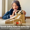 image:imagePlanToys Vroom Car Wooden Push Toy for Toddlers  EcoFriendly Toddler Push Car for Indoor Play  Montessori Fine Motor Learning Toys for KidsVroom Bus