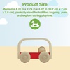 image:imagePlanToys Vroom Car Wooden Push Toy for Toddlers  EcoFriendly Toddler Push Car for Indoor Play  Montessori Fine Motor Learning Toys for KidsVroom Bus
