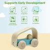 image:imagePlanToys Vroom Car Wooden Push Toy for Toddlers  EcoFriendly Toddler Push Car for Indoor Play  Montessori Fine Motor Learning Toys for KidsVroom Car