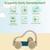image:imagePlanToys Vroom Car Wooden Push Toy for Toddlers  EcoFriendly Toddler Push Car for Indoor Play  Montessori Fine Motor Learning Toys for KidsVroom Truck