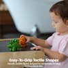 image:imagePlanToys Wooden 4Piece Dino Play Set  Montessori Creativity Storytelling and Social Skill Development Activity  Eco Friendly Animal Figurine Toy Set