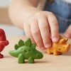 image:imagePlanToys Wooden 4Piece Dino Play Set  Montessori Creativity Storytelling and Social Skill Development Activity  Eco Friendly Animal Figurine Toy Set