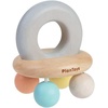 image:imagePlanToys Wooden Bell Rattle and Teether Toy 5250  Pastel Color Collection Sustainably Made from Rubberwood and NonToxic Paints and Dyes
