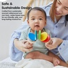 image:imagePlanToys Wooden Clatter Toy  Montessori Sound and Rhythm Toy for Auditory Development Coordination and Sensory Play  Eco Friendly Wooden Rattle Style Musical Toy