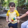 image:imagePlanToys Wooden Clatter Toy  Montessori Sound and Rhythm Toy for Auditory Development Coordination and Sensory Play  Eco Friendly Wooden Rattle Style Musical Toy