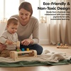 image:imagePlanToys Wooden Hammer Balls Pounding and Hammering Toy 5396  Sustainably Made from Rubberwood and NonToxic Paints and DyesPounding Bench
