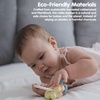 image:imagePlanToys Wooden Pastel Baby Key Rattle  Montessori Sensory Toy for Newborns Infants amp Toddlers  EcoFriendly Wooden Baby Toy for Fine Motor Skills Visual amp Auditory Development