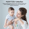 image:imagePlanToys Wooden Pastel Baby Key Rattle  Montessori Sensory Toy for Newborns Infants amp Toddlers  EcoFriendly Wooden Baby Toy for Fine Motor Skills Visual amp Auditory Development
